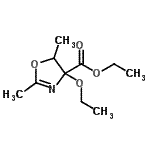 CAS 登录号：344331-93-7， 乙基4-乙氧基-2,5-二甲基-4,5-二氢-1,3-恶唑-4-羧酸酯