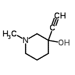 CAS 登录号：344353-42-0， 3-乙炔基-1-甲基-3-哌啶醇