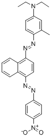 CAS 登录号：34446-26-9， N,N-二乙基-3-甲基-4-[4-(4-硝基苯基)偶氮萘-1-基]偶氮苯胺
