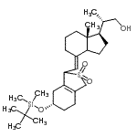 CAS 登录号：344798-31-8， (2S)-2-[(1R,4E,7aR)-4-{[(6S)-6-{[二甲基(2-甲基-2-丙基)硅烷基]氧基}-2,2-二氧代-1,3,4,5,6,7-六氢-2-苯并噻吩-1-基]亚甲基}-7A-甲基八氢-1H-茚-1-基]-1-丙醇
