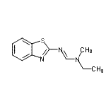 CAS 登录号：344885-62-7， N'-1,3-苯并噻唑-2-基-N-乙基-N-甲基亚氨代甲酰胺