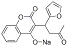 CAS 登录号：34490-93-2， 钠3-[1-(呋喃-2-基)-3-氧代丁基]-4-氧代苯并吡喃-2-醇