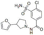 CAS 登录号：34546-89-9， 4-氯-N-(3-呋喃-2-基吡咯烷-1-基)-3-氨基磺酰基苯甲酰胺