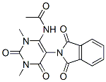 CAS 登录号：34576-19-7， N-[5-(1,3-二氢-1,3-二氧代-2H-异吲哚-2-基)-1,2,3,6-四氢-1,3-二甲基-2,6-二氧代-嘧啶-4-基]-乙酰胺