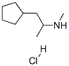 CAS 登录号：3459-06-1， 1-环戊基-N-甲基丙烷-2-胺盐酸盐