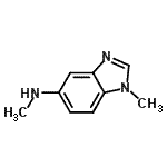 CAS 登录号：34594-86-0， N,1-二甲基-1H-苯并咪唑-5-胺