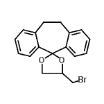 CAS 登录号：34753-41-8， 4'-(溴甲基)-10,11-二氢螺[二苯并[a,d][7]环轮烯-5,2'-[1,3]二氧戊环]