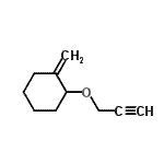 CAS 登录号：348135-72-8， 1-亚甲基-2-(2-丙炔-1-基氧基)环己烷