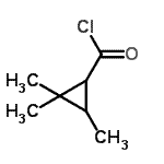 CAS 登录号：34909-61-0， 2,2,3-三甲基环丙烷羰基氯化物