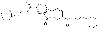 CAS 登录号：34924-25-9， 2,7-二[1-氧代-4-(1-哌啶基)丁基]-9H-芴-9-酮