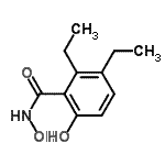 CAS 登录号：349392-88-7， 2,3-二乙基-N,6-二羟基苯甲酰胺