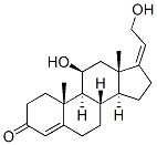CAS 登录号：3494-53-9， (8S,9S,10R,11S,13S,14S,17Z)-11-羟基-17-(2-羟基乙亚基)-10,13-二甲基-2,6,7,8,9,11,12,14,15,16-十氢-1H-环戊二烯并[a]菲-3-酮