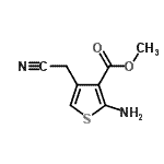 CAS#: 349662-51-7， Methyl 2-Amino-4-(Cyanomethyl)-3-Thiophenecarboxylate