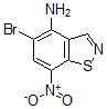 CAS 登录号：34976-54-0， 5-溴-7-硝基苯并[d]异噻唑-4-胺