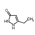 CAS 登录号：35087-28-6， 5-乙基-1H-吡唑-3-醇