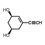 CAS 登录号：350985-77-2， (1R,3R)-5-乙炔基-4-环己烯-1,3-二醇
