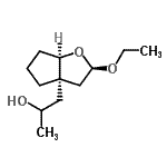 CAS 登录号：351010-32-7， 1-[(2R,3aS,6aR)-2-乙氧基六氢-3aH-环戊二烯并[b]呋喃-3a-基]-2-丙醇