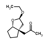 CAS 登录号：351010-33-8， 1-[(2R,3aS,6aS)-2-乙氧基六氢-3aH-环戊二烯并[b]呋喃-3a-基]丙酮