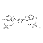 CAS#: 351524-15-7， Sodium 3-[(2Z)-5-Chloro-2-{3-[5-Chloro-3-(3-Sulfonatopropyl)-1,3-Benzothiazol-3-Ium-2-Yl]-2-Cyclopenten-1-Ylidene}-1,3-Benzothiazol-3(2H)-Yl]-1-Propanesulfonate