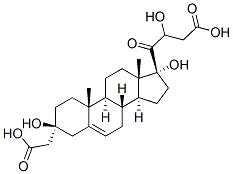 CAS 登录号：3517-42-8， [17-(2-乙酰氧基乙酰基)-17-羟基-10,13-二甲基-1,2,3,4,7,8,9,11,12,14,15,16-十二氢环戊烯并[a]菲-3-基]乙酸酯