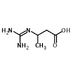 CAS 登录号：352-83-0， 3-[(二氨基亚甲基)氨基]丁酸