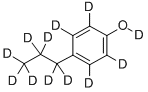CAS 登录号：352431-21-1， 4-正丙基苯酚-D12