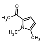 CAS 登录号：35250-69-2， 1-(1,5-二甲基-1H-吡咯-2-基)乙酮