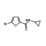 CAS 登录号：352682-00-9， 5-溴-N-环丙基-2-糠酰胺