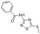 CAS 登录号：353254-76-9， N-(5-甲硫基-1,2,4-噻二唑-3-基)苯甲酰胺