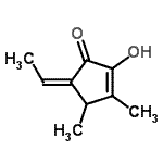 CAS 登录号：353475-98-6， (5Z)-5-亚乙基-2-羟基-3,4-二甲基-2-环戊烯-1-酮