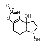 CAS 登录号：353487-23-7， 5,5A,7,8-四氢-4H-[1,2,3]恶二唑并[4,5-e]吲哚-6,8A-二醇2-氧化物