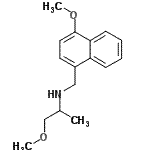 CAS#: 353778-44-6， 1-Methoxy-N-[(4-Methoxy-1-Naphthyl)Methyl]-2-Propanamine