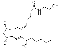 CAS 登录号：353787-70-9， (5Z,9alpha,11alpha,13E,15S)-9,11,15-三羟基-N-(2-羟基乙基)前列腺-5,13-二烯-1-酰胺