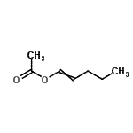CAS 登录号：35468-95-2， 1-戊烯-1-基乙酸酯