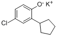 CAS 登录号：35471-38-6， 4-氯-2-环戊基苯酚钾