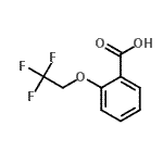 CAS 登录号：35480-46-7， 2-(2,2,2-三氟乙氧基)苯甲酸