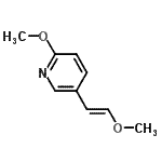 CAS 登录号：354812-07-0， 2-甲氧基-5-[(E)-2-甲氧基乙烯基]吡啶