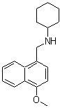 CAS 登录号：355383-23-2， N-[(4-甲氧基-1-萘基)甲基]环己胺