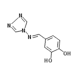 CAS 登录号：35546-60-2， 4-[(E)-(4H-1,2,4-三唑-4-基亚氨基)甲基]-1,2-苯二酚