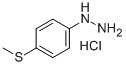 结构式 CAS# 35588-53-5, [4-(甲硫基)苯基]肼盐酸盐
