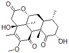 CAS 登录号：35598-69-7， 2alpha,14-二羟基-12-甲氧基苦树-12-烯-1,11,16-三酮