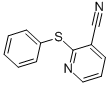 结构式 CAS# 35620-68-9, 2-(苯基硫代)烟腈