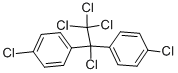 结构式 CAS# 3563-45-9, 1-氯-4-[1,2,2,2-四氯-1-(4-氯苯基)乙基]苯