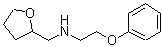 结构式 CAS# 356532-62-2, 2-苯氧基-N-(四氢-2-呋喃基甲基)乙胺