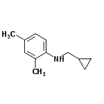 CAS 登录号：356539-40-7， N-(环丙基甲基)-2,4-二甲基苯胺