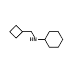 结构式 CAS# 356539-90-7, N-(环丁基甲基)环己胺
