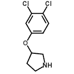 CAS 登录号：356558-49-1， 3-(3,4-二氯苯氧基)吡咯烷