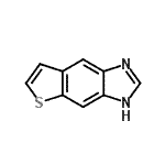 CAS 登录号：356570-41-7， 1H-噻吩并[2,3-f]苯并咪唑