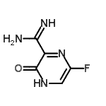 CAS 登录号：356782-82-6， 6-氟-3-氧代-3,4-二氢-2-吡嗪甲脒