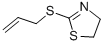 structure of CAS# 3571-74-2, 2-(Allylthio)-2-Thiazoline;2-Allylsulfanyl-4,5-Dihydrothiazole;2-(Allylthio)-4,5-Dihydrothiazole;Nsc 512606